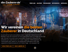 Tablet Screenshot of die-zauberer.de
